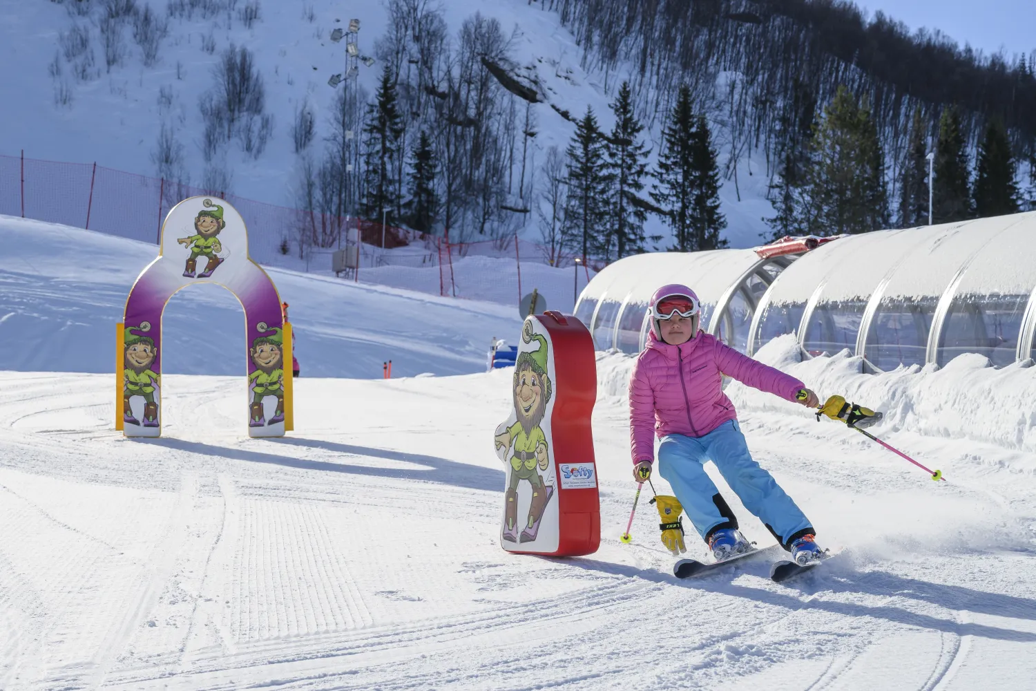 Skiinstruksjon 80 minutter, barn 3-7 år