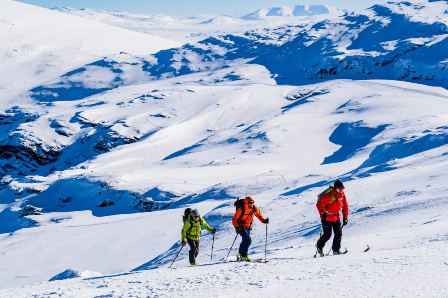 Hytte-til-hytte skiturer langs Malmbanen