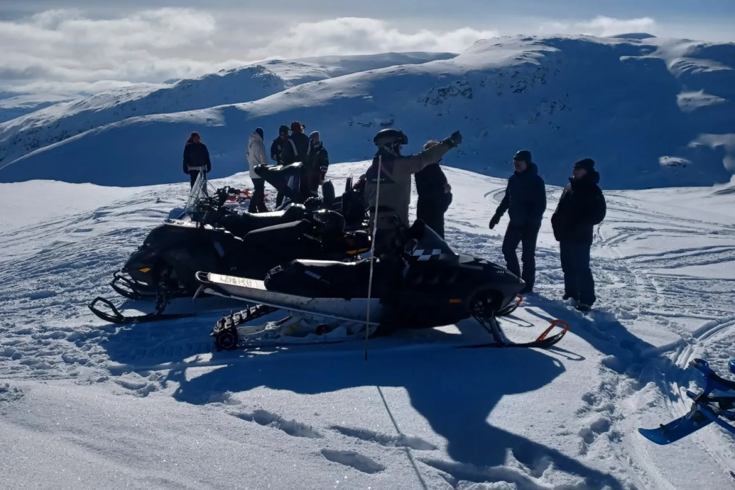 Snøscooter opplevelse
