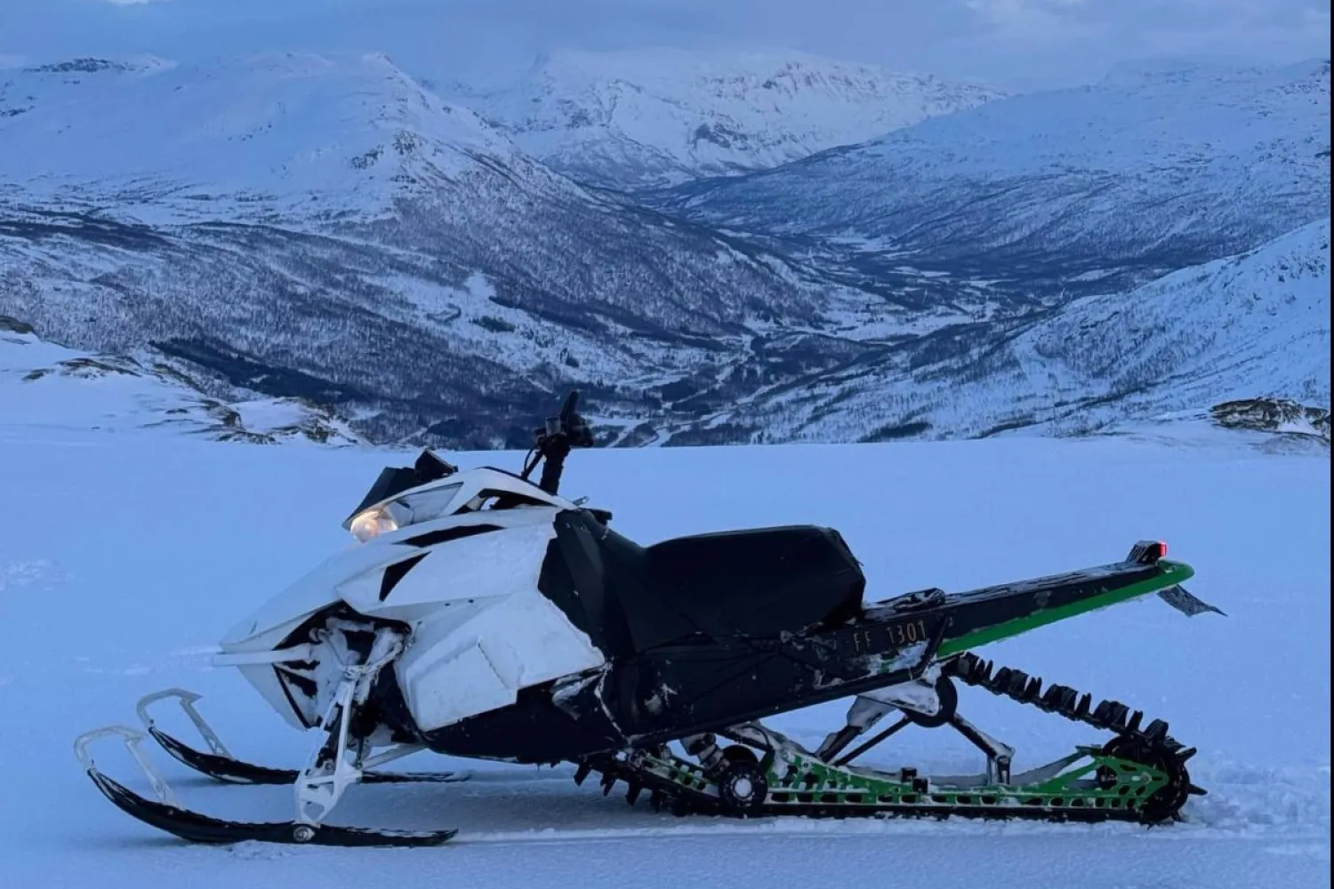 Snøscooter opplevelse