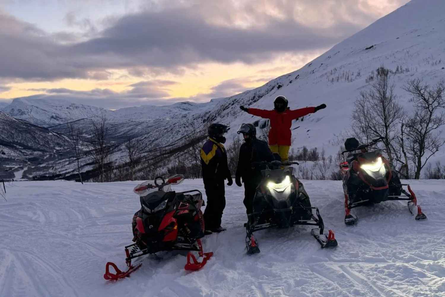 Snøscooter opplevelse