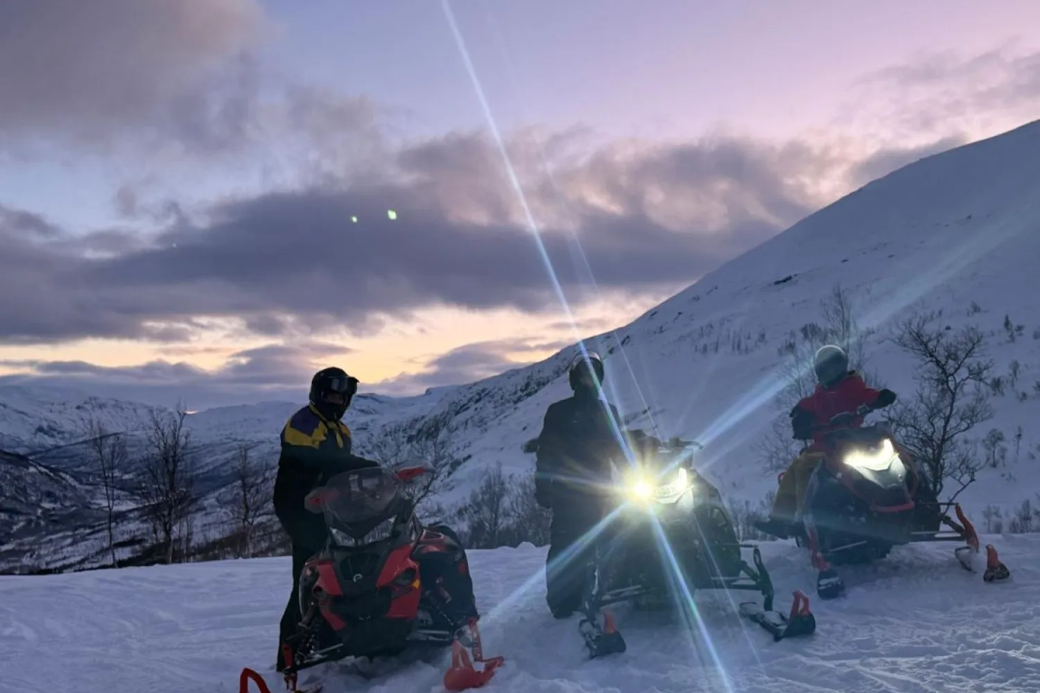 Snøscooter opplevelse