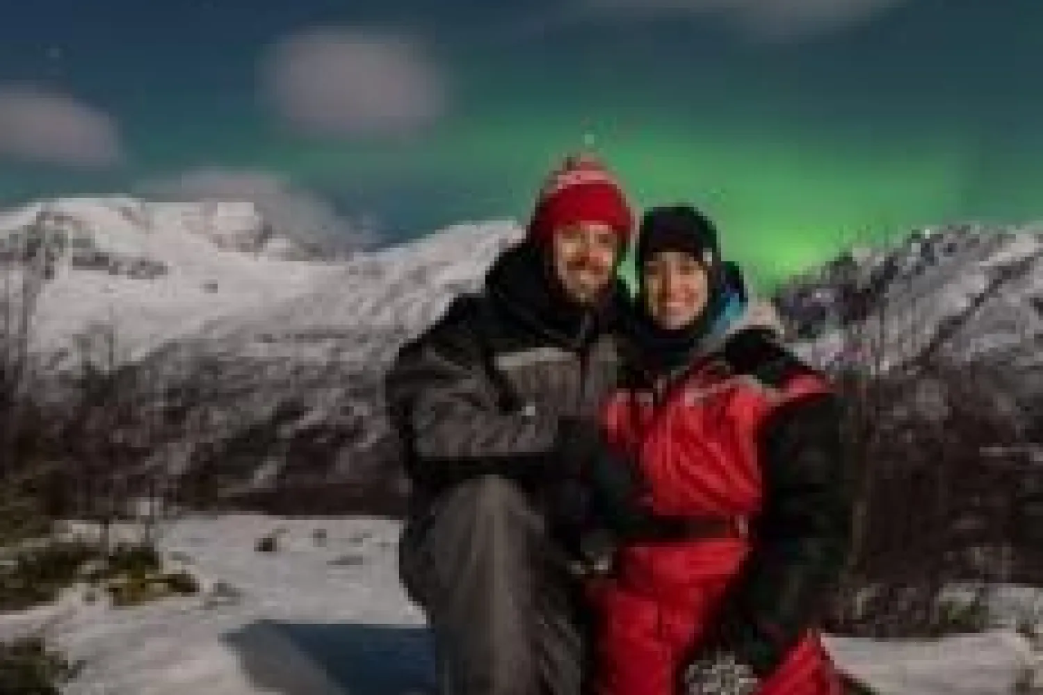 Aurora Chase by big bus from Narvik