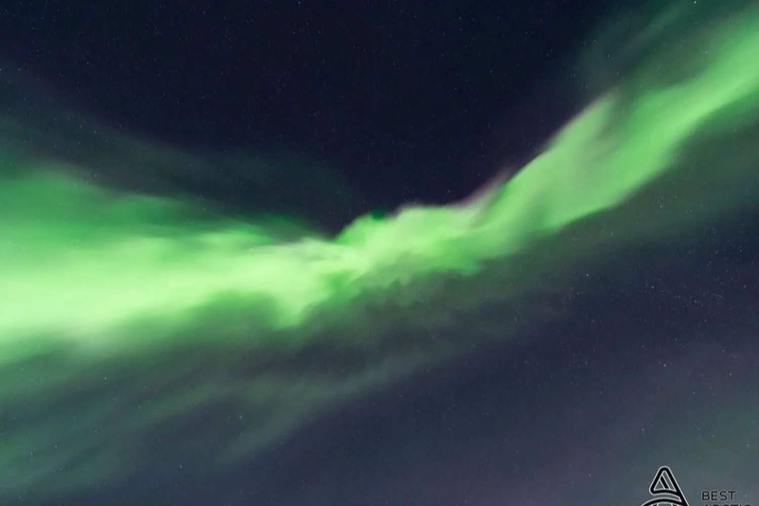 Aurora Chase by big bus from Narvik