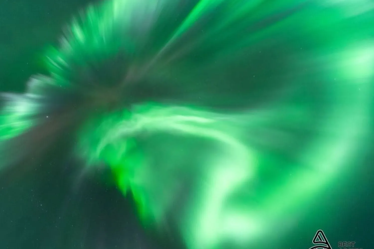 Aurora Chase by big bus from Narvik