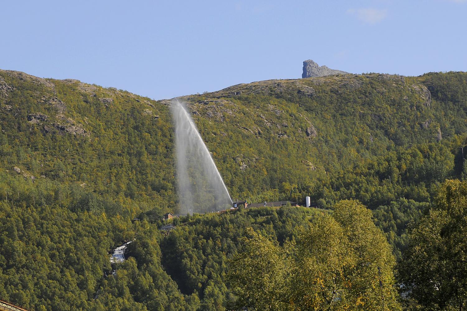 The Geysir viewpoint in Narvik