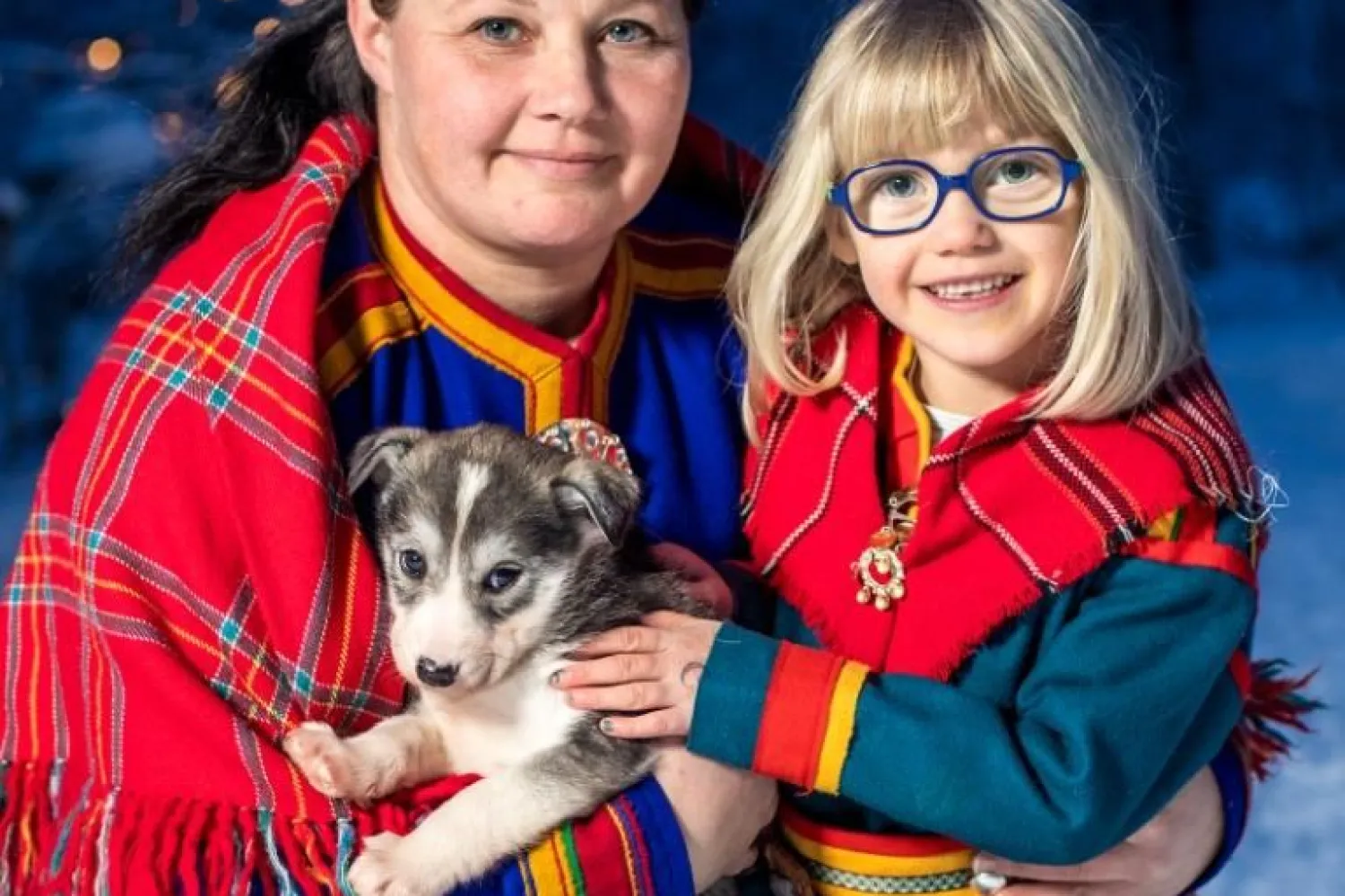 Hundekjøring med nordlysseremoni