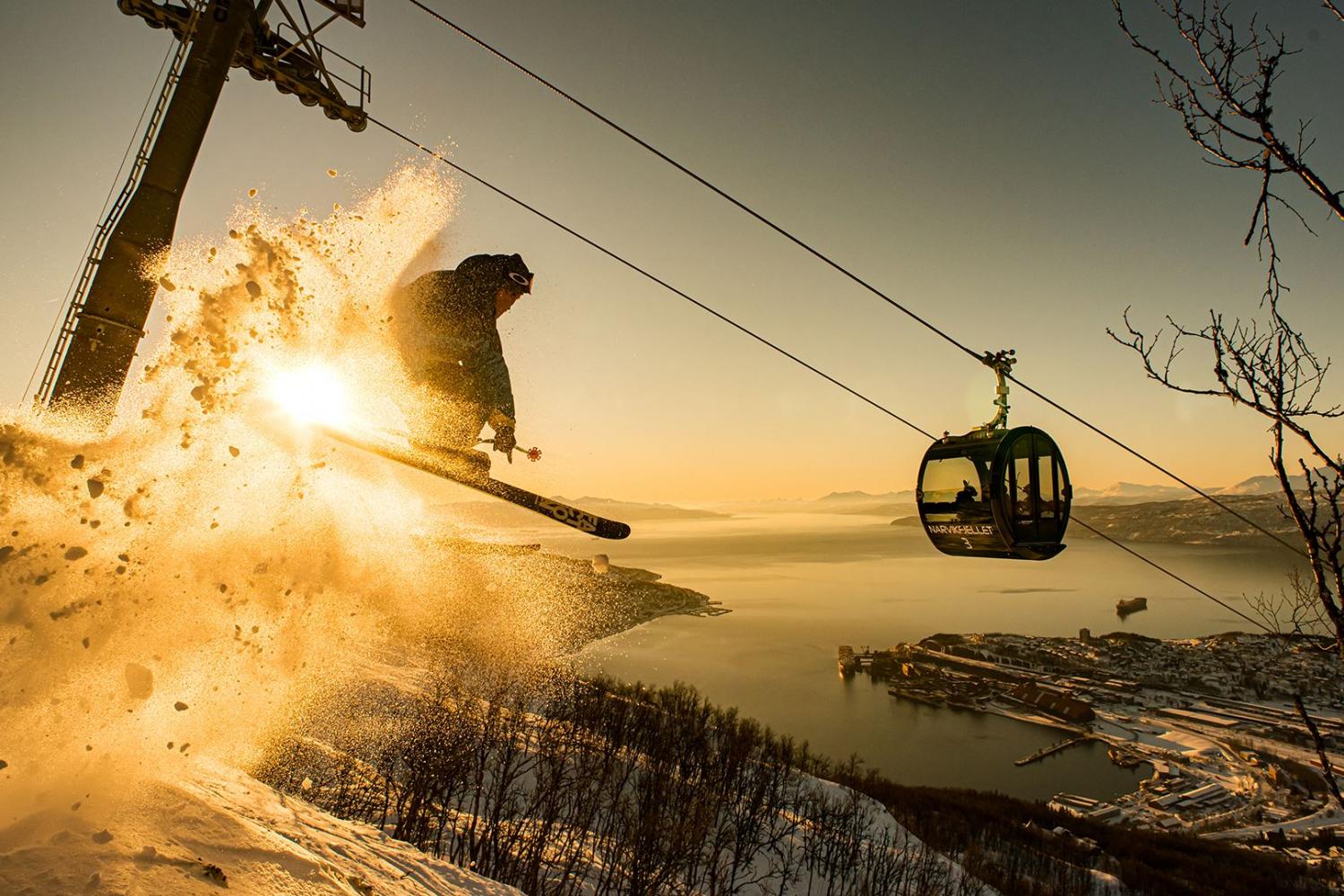 Fem netter i Narvik med fire dager på ski!