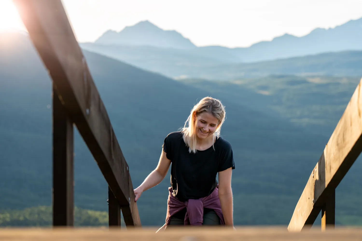The Midnight Sun Hiking Steps