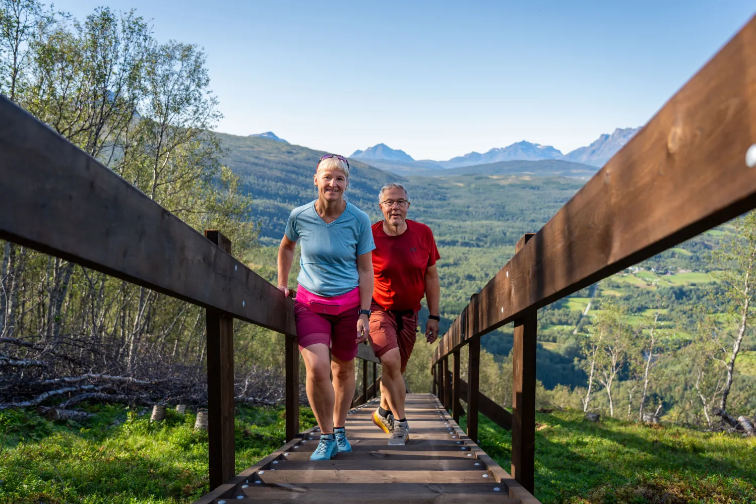 The Midnight Sun Hiking Steps