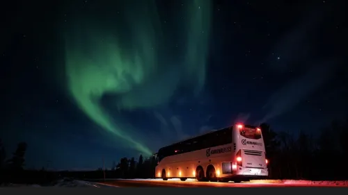 Buss mellom Kiruna og Narvik