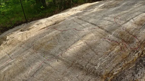 Helleristningen på Brennholtet