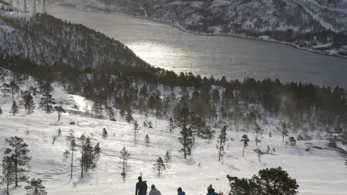 Trugetur langs fjorden + lunsj