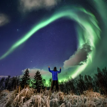 The Sky Awakens, First Aurora of the Year.