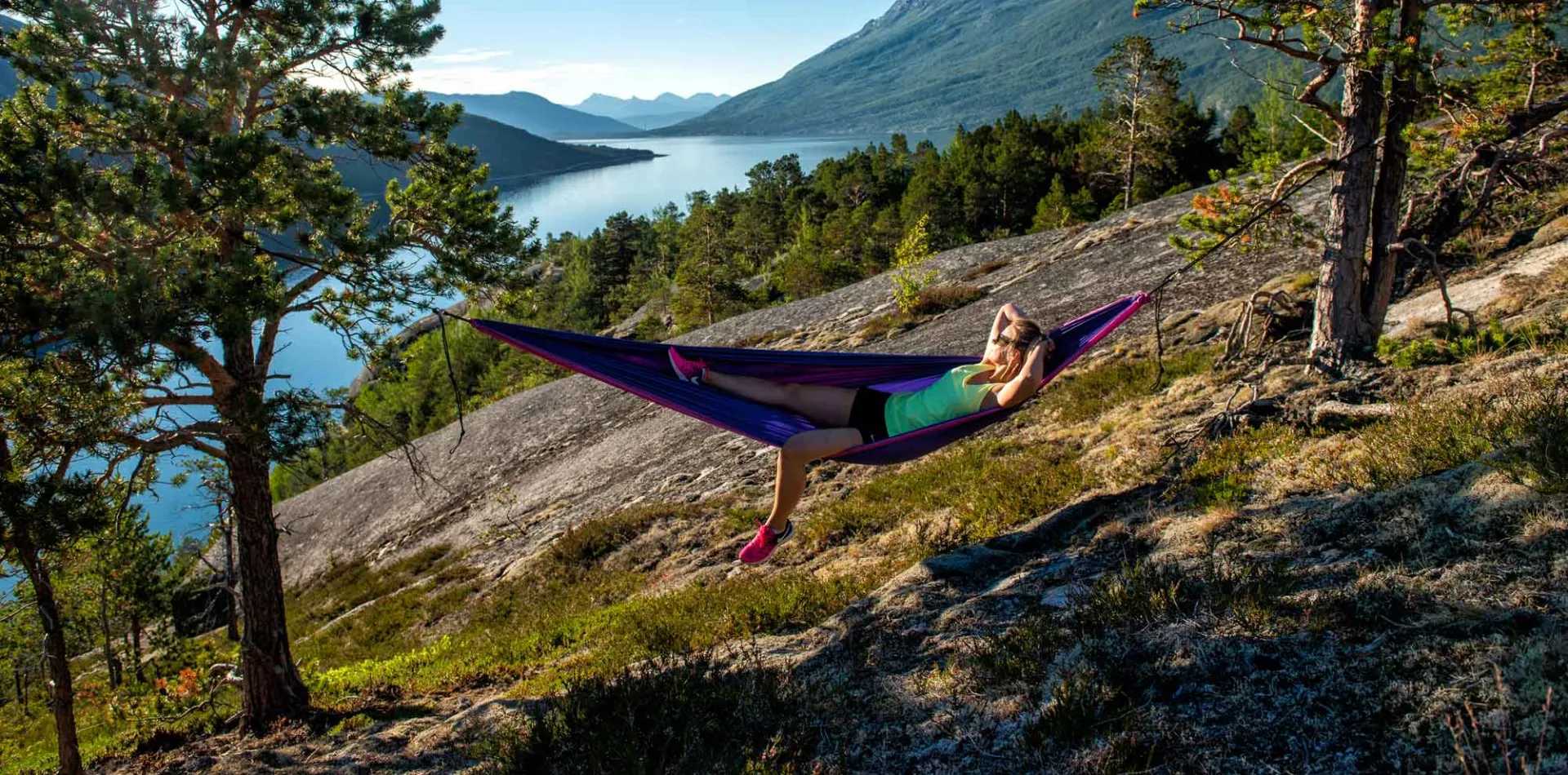 Hammocking in Skjomen