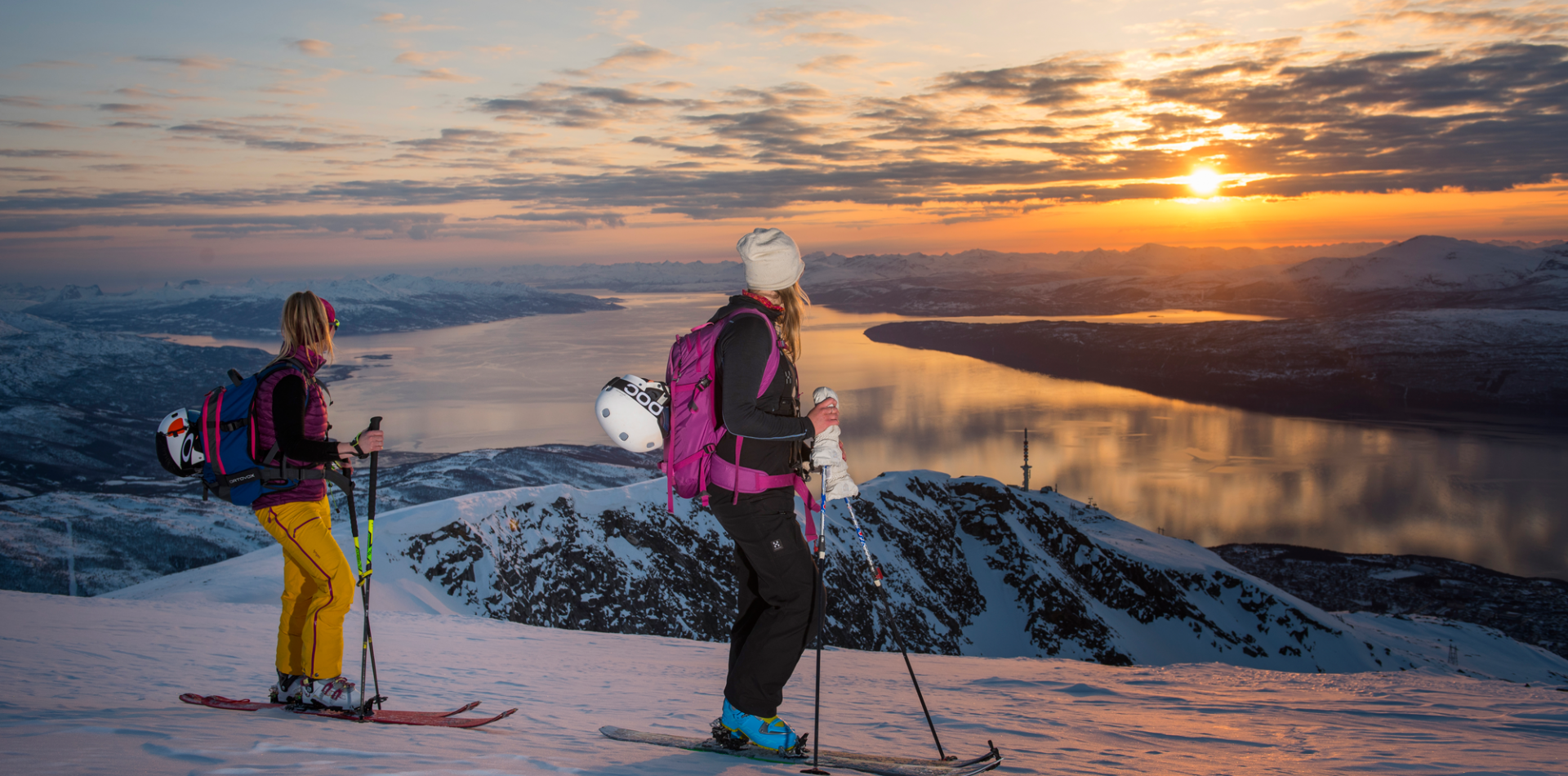 Ski touring in Narvik