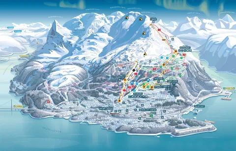 Narvikfjellet piste map