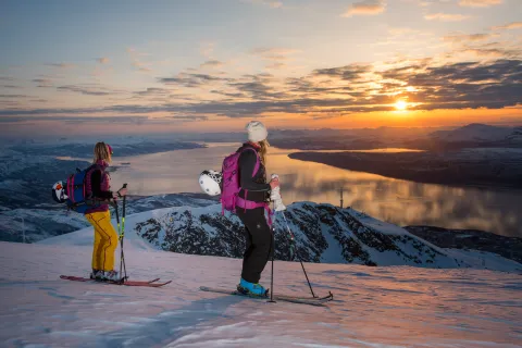 Ski touring Narvikfjellet