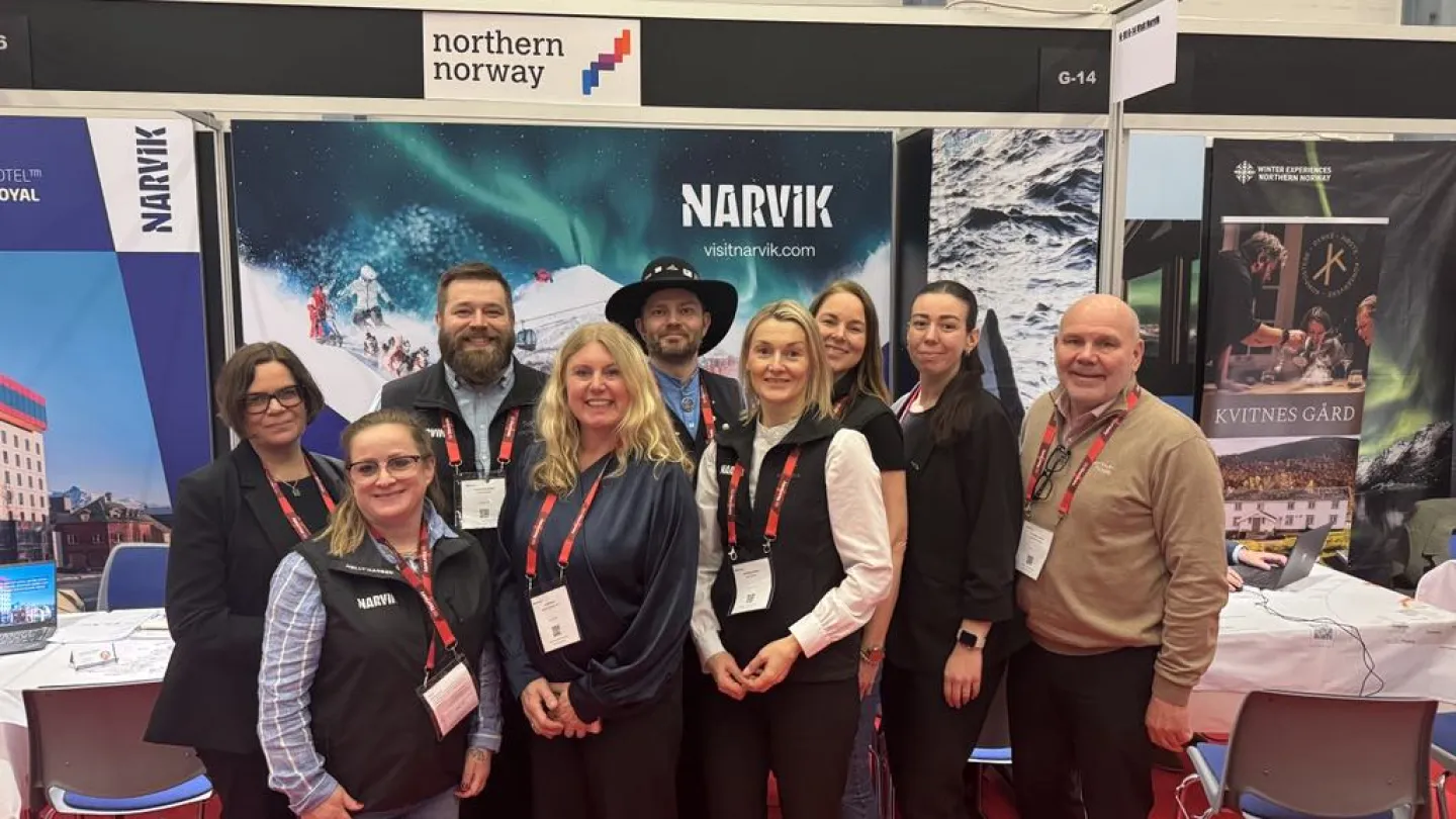 Narvikregionen godt representert på messe