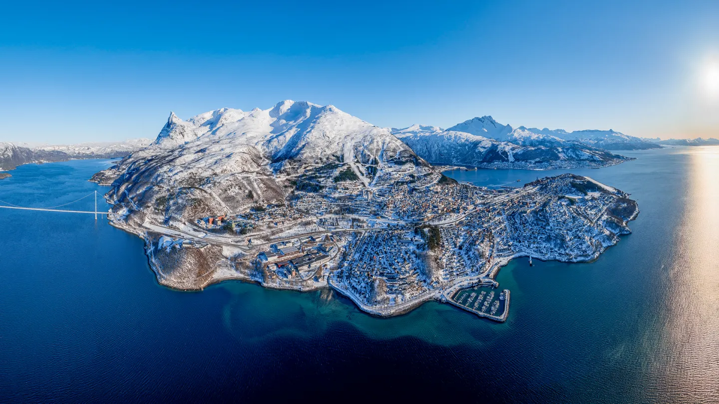 Narvik vinterpanorama