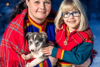 Hundekjøring med nordlysseremoni